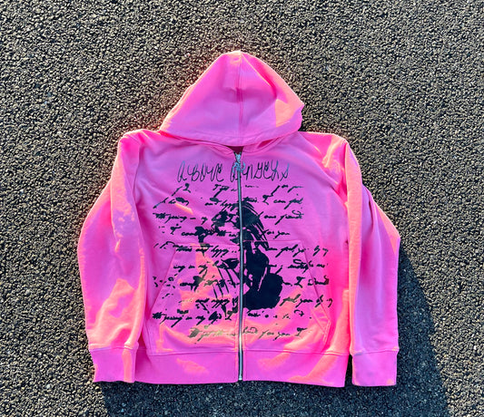 Project angels zip up (pink)
