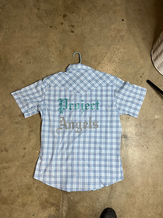 Project angels flannel tee